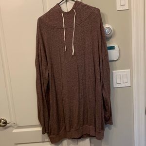 Hooded Sweatshirt dress . Worn once